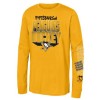 Pittsburgh Penguins tricou cu măneci lungi pentru copii Stand Out Ls Ctn - Dětsk&eacute; S (6 - 8 let)