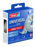 Banda Dublu Adeziva Tesa Nano 3m x 30mm, Putere Mare Aderenta, Reutilizabila, Transparenta, 5 kg/m