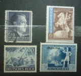 Germania Al Treilea Reich Congres Postar Viena 1942 Wehrmacht Hitler GG Lot 4 Marca -A666