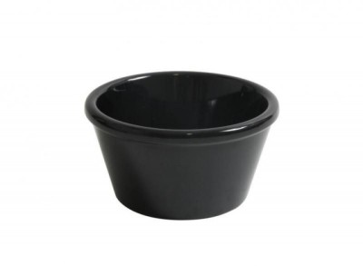 Set 6x Bol rotund din melamina neagra, diametru 7.7 cm foto