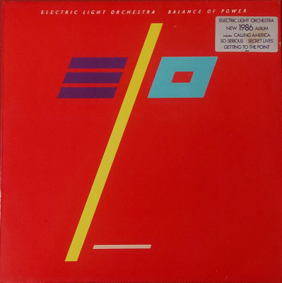 Electric Light Orchestra &amp;ndash; Balance Of Power, LP, Europe, 1986 , stare exc. (VG+) foto