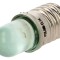 Lampă LED verde 12V AC/DC E10