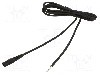 Cablu alimentare DC, cabluri, DC 5,5/2,1 soclu, negru, 2m, WEST POL - S21-TT-C075-200BK