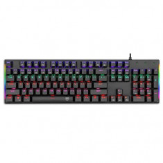 Tastatura gaming mecanica T-Dagger Naxos iluminare rainbow neagra foto