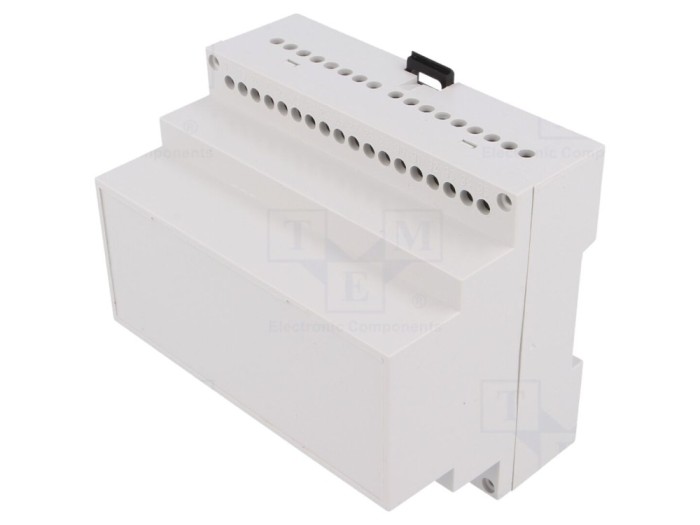 Carcasă DIN gri noryl 6 module