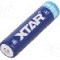Acumulator MR18650, 3.7V, 3500mAh, Li-Ion, XTAR - 18650 3500 10A BUTTON TOP