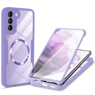 Husa pentru Samsung Galaxy S23 + Folie - Techsuit ColorVerse 360 MagSafe Series - Purple foto