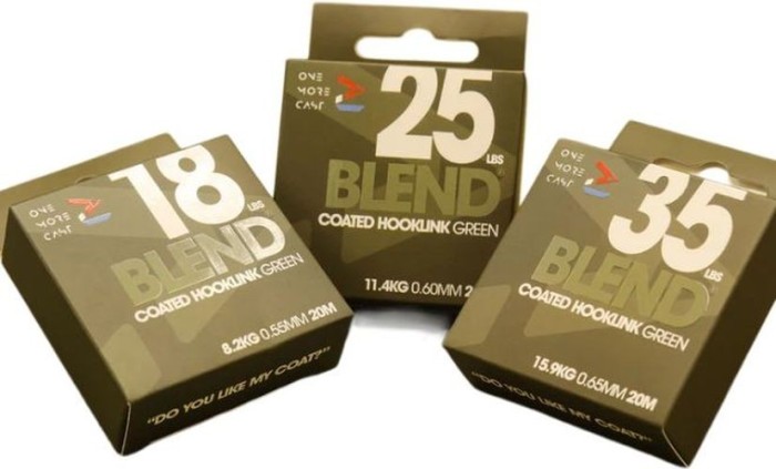 Fir Textil ONE MORE CAST Tackle Blend Coated Hooklink Green, 0.60mm, 25lbs, 11.4kg, 20m
