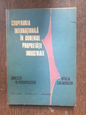 Otilia Calmuschi - Cooperarea internationala in domeniul proprietatii industriale. Directii si perspective foto