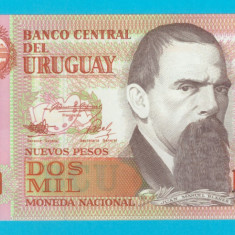 Uruguay 2.000 Nuevos Pesos 1989 'Altarul patriei' UNC serie: 13691750