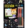 Kreativ Carte Desenam Pas cu Pas pentru Copii, Carti Educative Ilustrate, Dezvolta Atentia si Imaginatia, 36 Pagini