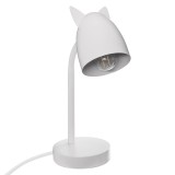 Cumpara ieftin Lampa de birou Lucian E14 alb 18x12.5x31cm