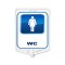 Placa pentru WC femei din plastic
