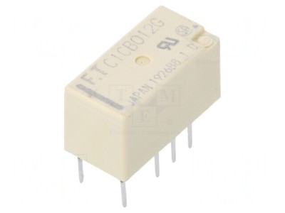 Releu electromagnetic DPDT 12VDC 2A foto