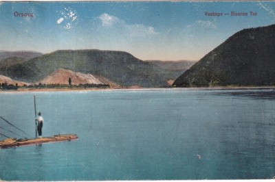Orsova. Vaskapu. Eiserne Tor (circulata 1923) foto