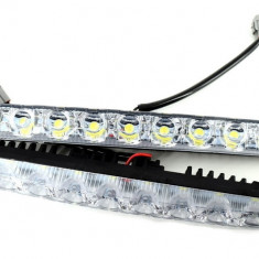 Lumini de zi DRL COB P9S lumina alba 12V Automotive TrustedCars