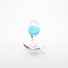 Dopuri anale - NS Novelties Straluciri Cosmice Dop Anal Albastru Mic Pentru Placere Anala Exploziva si Momente Intense