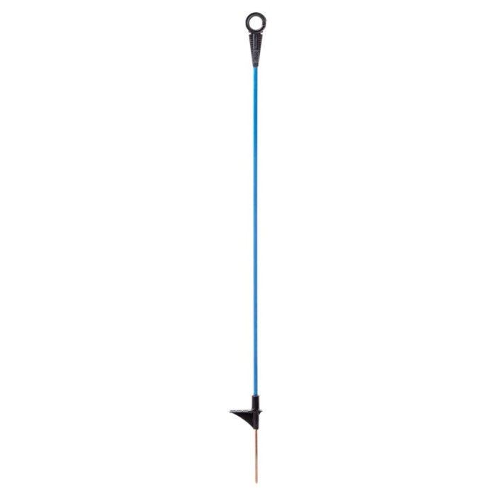 St&acirc;lp din fibră de sticlă, AKO Oval Premium, 110&nbsp;cm, albastru