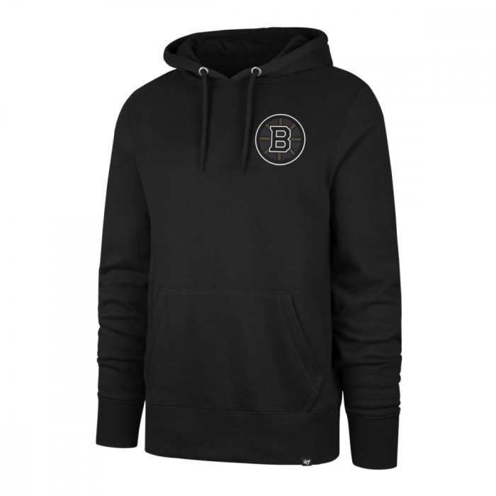Boston Bruins hanorac de bărbați cu glugă Imprint Backer 47 Burnside Hood - L