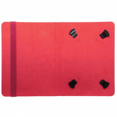 Husa cu stand universala reglabila Orbi negru + rosu pentru tablete de 9 - 10 inch