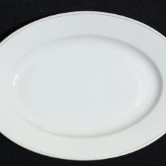 obiect vechi de colectie Platou oval din ceramica marcat MZ - ALTROHLAU - CMR