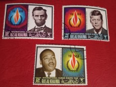 RAS AL KHAIMA, PERSONALITĂȚI - SERIE COMPLETĂ ȘTAMPILATĂ
