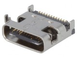 Soclu USB C &icirc;n unghi 90&deg; USB 3.1 SMT