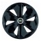 Set 4 capace roti pentru Land Rover, model Roco Black, R15