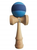 Cumpara ieftin Kendama profesionala, Bila din lemn cu strat de silicon, Albastru deschis, 34KD