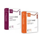 Pachet. Codul civil adnotat cu doctrina si jurisprudenta. Volumele 1-2 - Viorel Terzea
