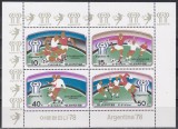 Coreea de Nord 1978 - Cupa Mondială de fotbal - Argentina 1978, Bloc, MNH, Nestampilat