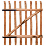 Poarta de gard simpla, lemn de alun tratat, 100x120 cm GartenMobel Dekor