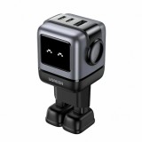 Incarcator Retea UGREEN CD361 Uno, 65W, 3.25A, 1 x USB-A - 2 x USB-C, Negru