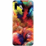 Husa silicon pentru Huawei P Smart 2019, Oil Painting Colorful Strokes