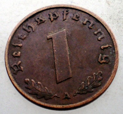 2.428 GERMANIA 1 REICHSPFENNIG 1937 A foto