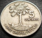 Cumpara ieftin Moneda exotica 5 CENTAVOS - GUATEMALA, anul 1968 * cod 2604 - EROARE BATERE, America Centrala si de Sud
