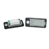 Lampi numar LED dedicate pentru Audi A3, A4 B6 /B7, A6 4F, Q7, A8 , set 2 bucati, Oem