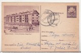 bnk cp Orasul Stalin - Cartierul Muncitoresc Steagul Rosu - circulata - marca fixa