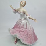 Balerina portelan romanesc, veche, vintage - Varianta mare