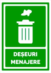 Semn de deseuri menajere foto