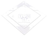 Accesorii: uşiţă de vizitare albă polipropilenă 150x150mm DR