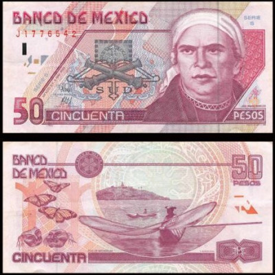 Mexic 1994 - 50 pesos UNC foto