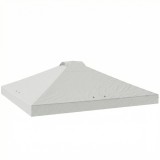 Outsunny Prelată de pergolă de schimb 3x3 m Acoperiș de rezervă pentru cort pliant din Țesătură Oxford 210D Protecție UV50+ Alb | Aosom Romania