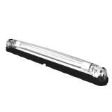 Lampa gabarit auto BestAutoVest 12V/ 24V cu LED dreptunghiulara Rosie, 235x22x25mm , cu cablu, 1 buc., Rapid