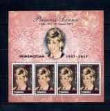 ROMANIA 2017 - PRINTESA DIANA, BLOC, MNH - LP 2158a
