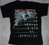 Tricou Megadeth -Countdown,Arsenal,Youtanasia,vezi descrierea+alte formatii rock, L, S, XL, XXL, XXXL, Negru