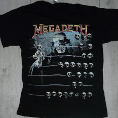 Tricou Megadeth -Countdown,Arsenal,Youtanasia,vezi descrierea+alte formatii rock