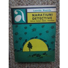 LEONIDA NEAMTU - NARATIUNI DETECTIVE