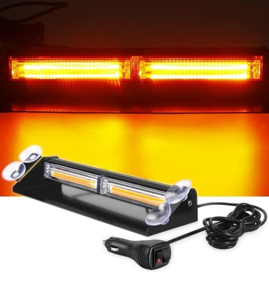 40W COB LED BAR Lumina de Stroboscopica Girofar Avertizare Rezista 12V 24V