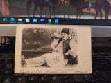 Salutări din Rom&acirc;nia, Țăran &icirc;n costum popular, Civilizație populară, 1902, 205, Circulata, Printata